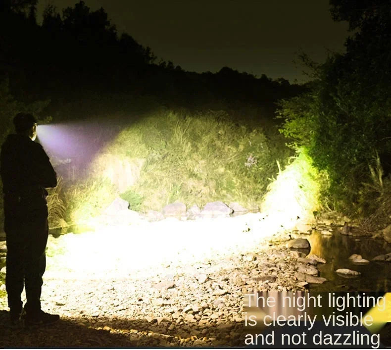 Powerful 5 LED Headlamp Super Bright USB Rechargeable Headlight Outdoor Waterproof Head Lamp Head Flashlight with Battery